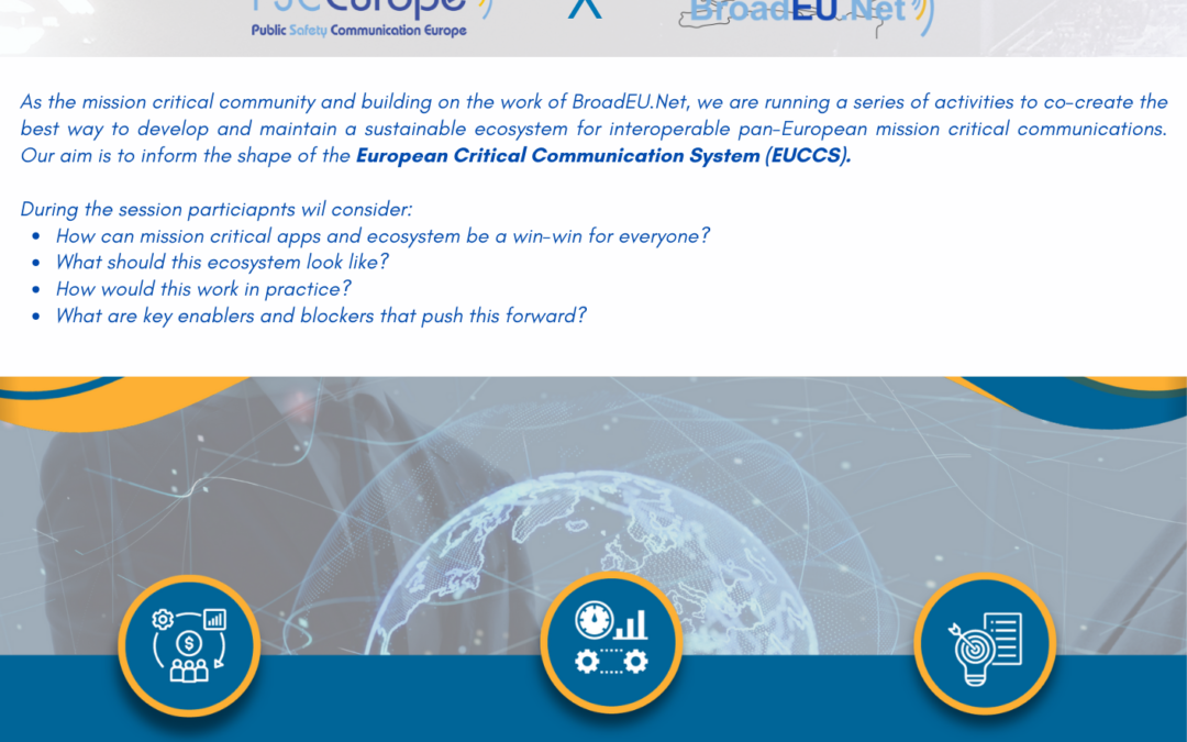 Collaborative session on Mission Critical Apps at the PSCE Conference in The Hague