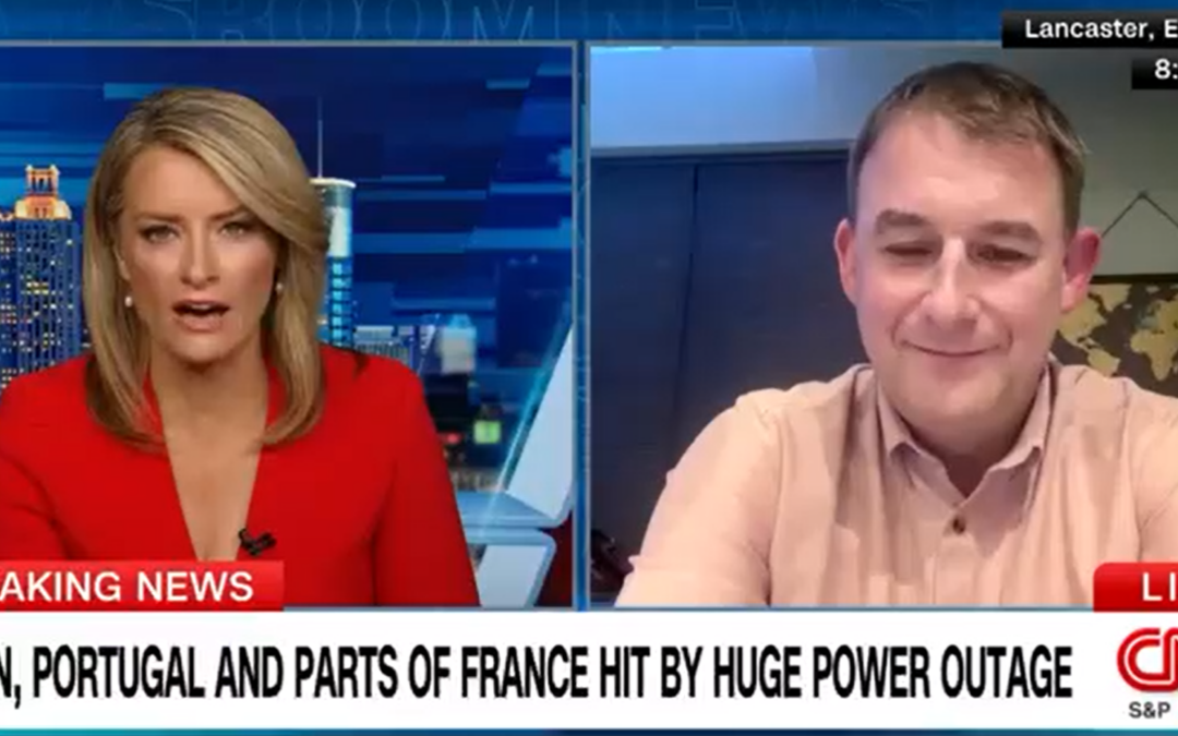 David Lund, President of PSCE, Speaks on CNN About Major Power Outage in Europe