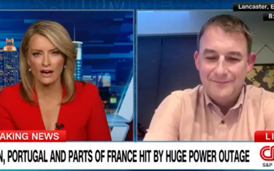 David Lund, President of PSCE, Speaks on CNN About Major Power Outage in Europe